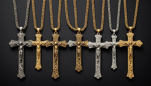 Pendentifs en croix : un symbole d'élégance et de foi